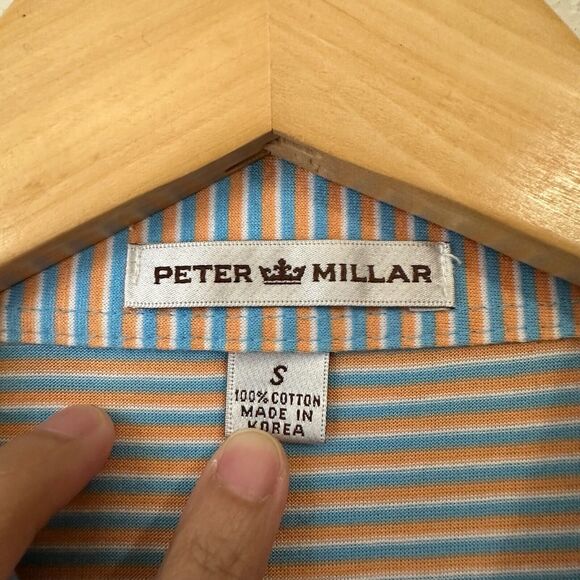 PETER MILLAR Crown Striped Jersey Performance Polo Shirt Multicolor - Picture 4 of 8